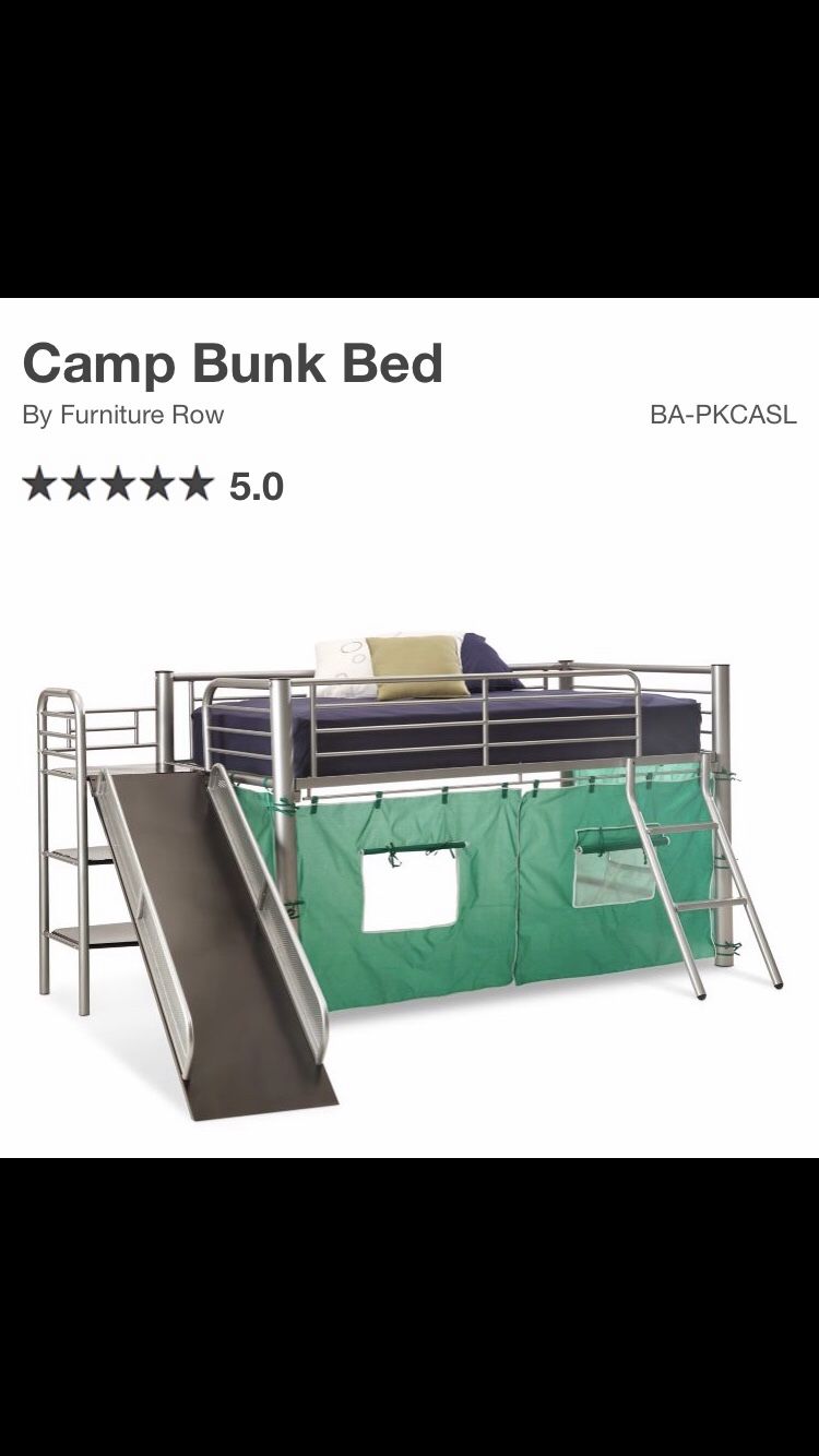 Camp (loft) Bunk Bed with Slide