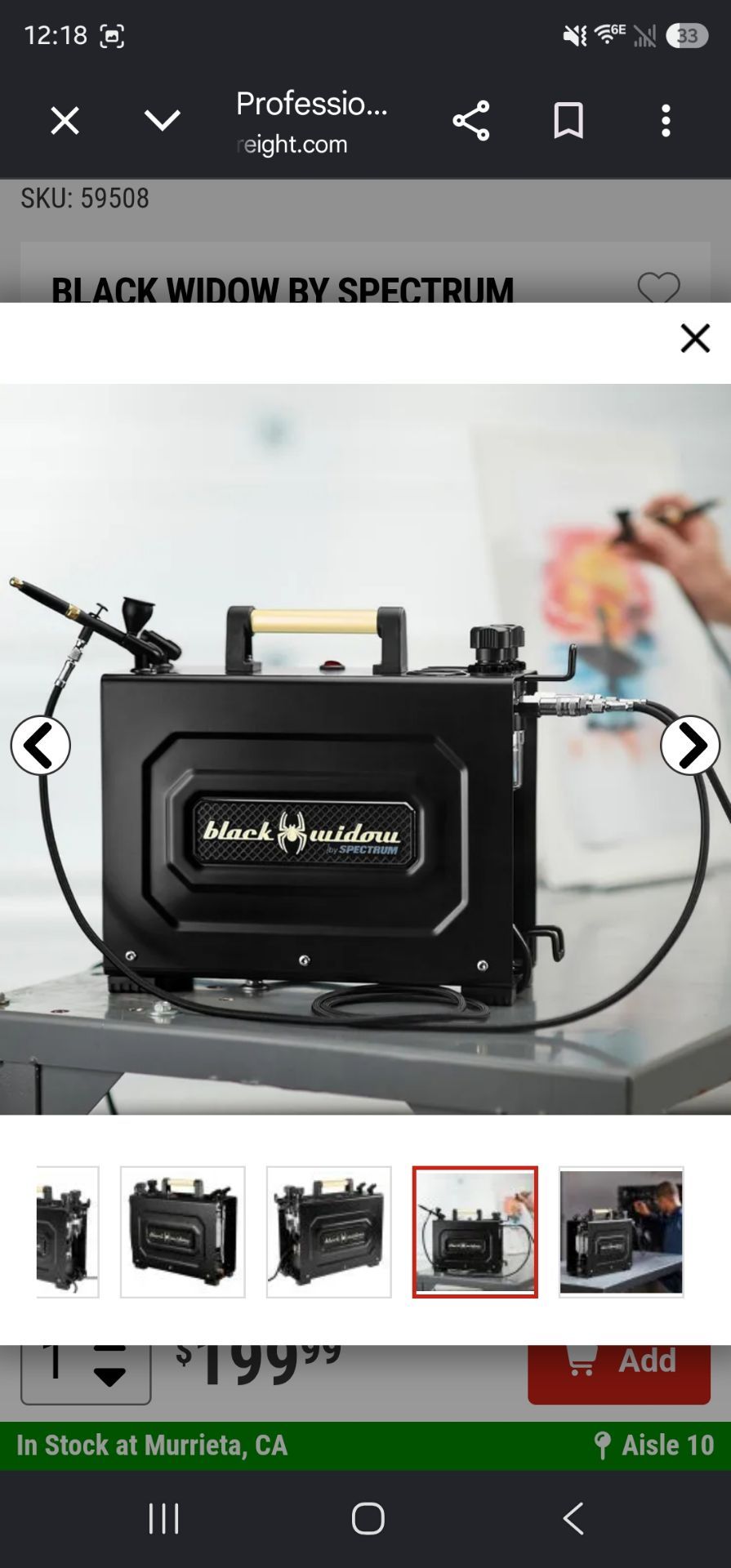 Air brush compressor