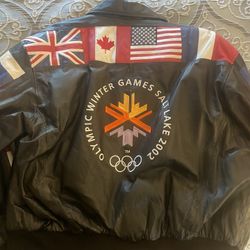 2002 Olympics Leather Jacket