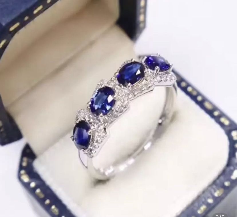 Sapphire Ring S925 Sz 7