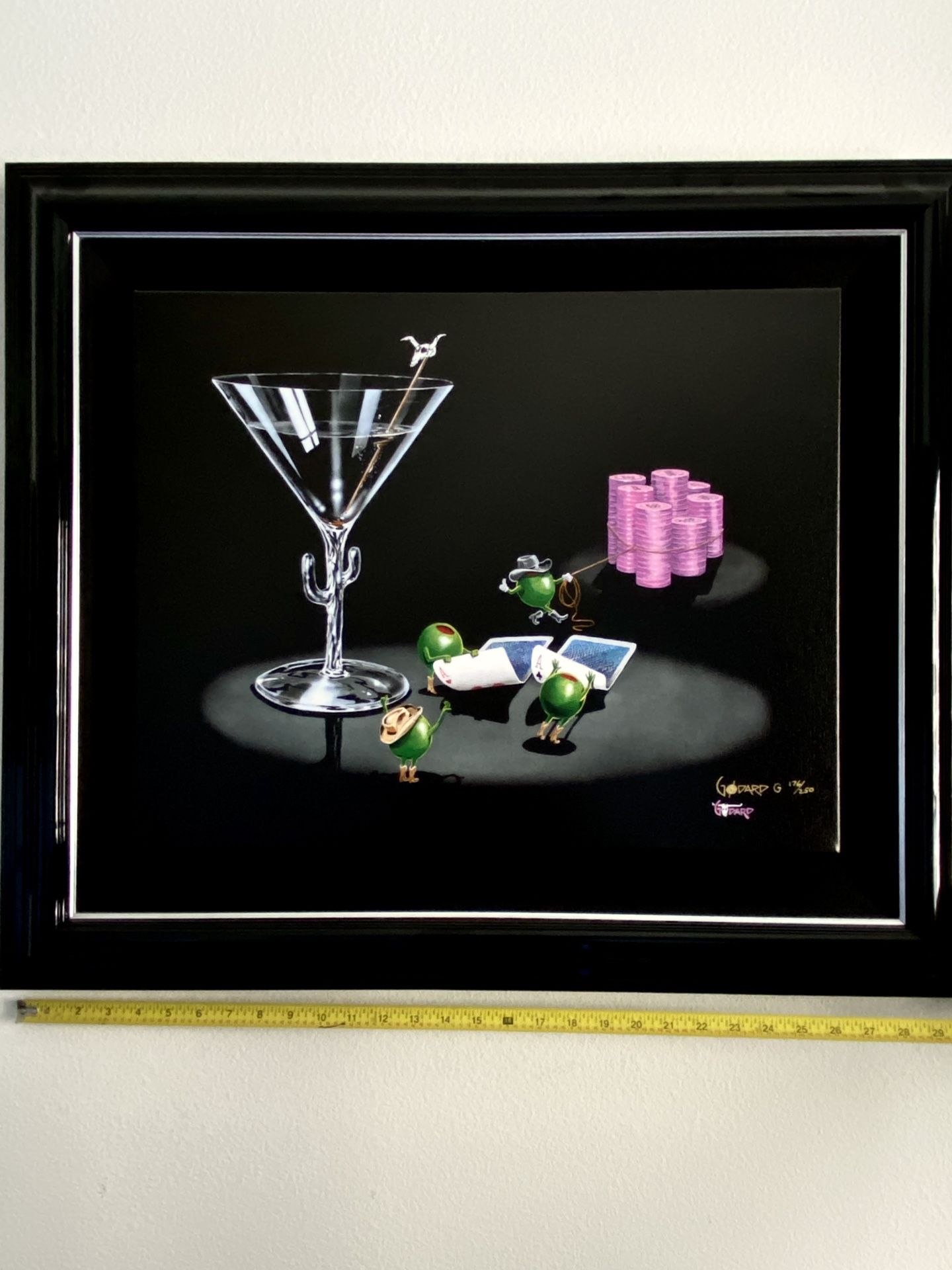 Michael Godard - ‘POCKET ROCKETS (ALL IN)’ | Certificate of Authenticity | Signed by the Artist | Limited Edition of 250 | 23x18in | Framed 30x25in