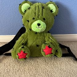 Coachella Cactus Jack Teddy Bear Backpack