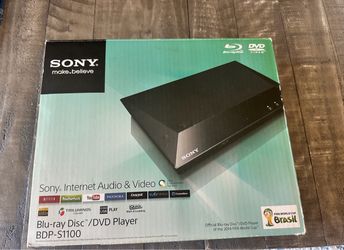 Sony BDP-S1100 1080p Blu-ray Player Streaming BD-Live USB, Region A Black
