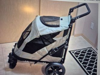 Pet gear gray expedition dog pet stroller with manual