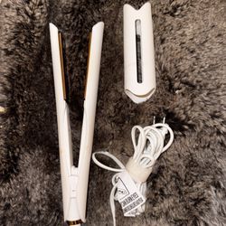 Kristin Ess Titanium Flat Iron Hair Straightener and Curler - Dual Voltage - 1.25"