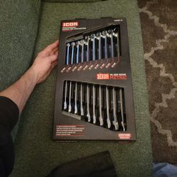 Extra Long Professional Metric Double Box Ratcheting Wrench Set 