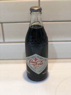 Antique coke bottles