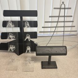 Eye Glasses Holder,  Earring And Watch holder Display Stands