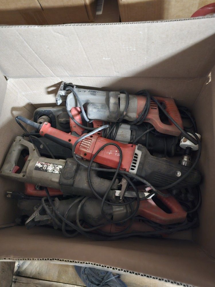 Assorted Sawzall And Superhawgs Milwaukee $30 Each Tool