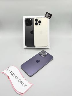📱 iPhone 14 Pro Max – Starting at $529 or $1 Down