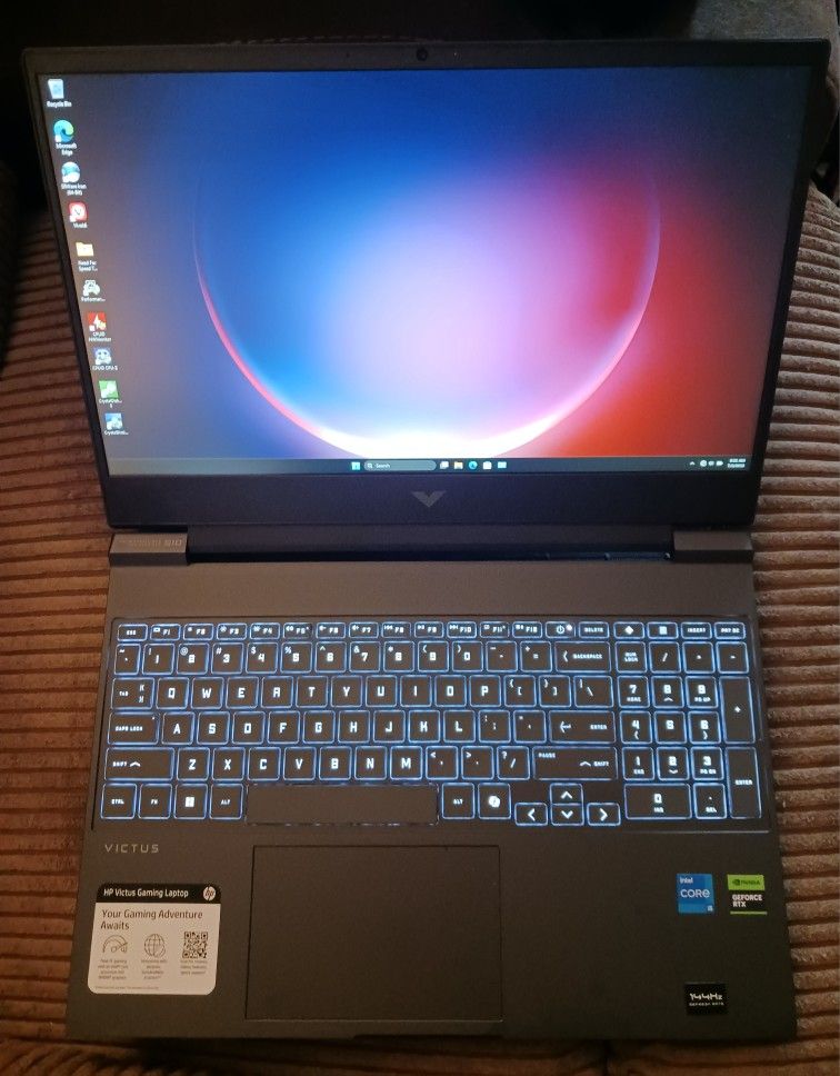 Brand New In Box HP Victus 16" Gaming Laptop Intel Hexa Core 13th Gen 4.6 GHz 32 GB RAM 1.5 TB SSD Nvidia RTX 3050 6 GB DDR6 Graphics Windows 11