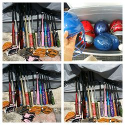Base ball gear.
