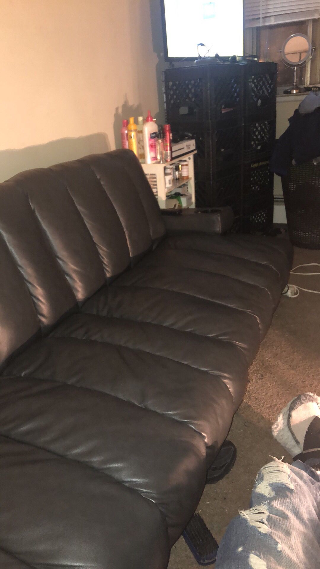 Leather Futon Must Pick Up