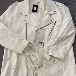 White Leather Jacket