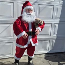 5ft Singing Santa Claus $55
