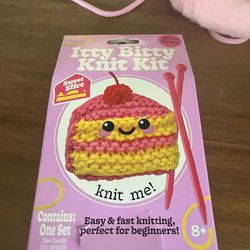Itty bitty knit kits sweet slice and fox