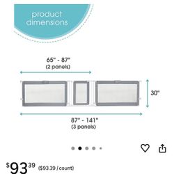 Summer Infant Custom Fit Walk-Thru Extra Wide Pet and Baby Gate