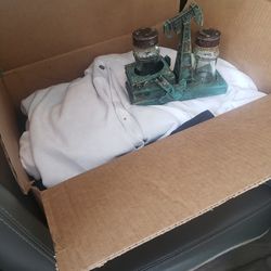 Mens Women  Girls Clothes,plus A Box Of 8 Pairs Of Boots An Heels Make Offer
