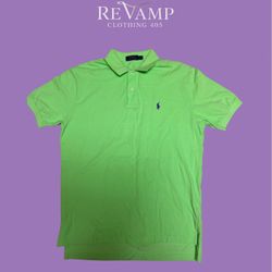 Size L- Lime Green Polo Shirt