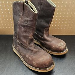 Size 12 W Mens Work Boots Steel Toe 
