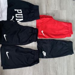 Nike Boy Shorts Size 4/5 & 5T (1 Puma Pair)