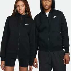 Black Nike Zip Up Hoodie Size Small