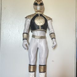 1994 Saban Mega Size Tall White Power Ranger Tommy Actioncigu