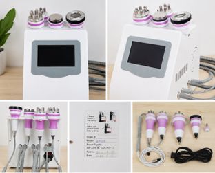 Professional Body Sculpting Machine – Cavitation + RF – 5 Handpieces