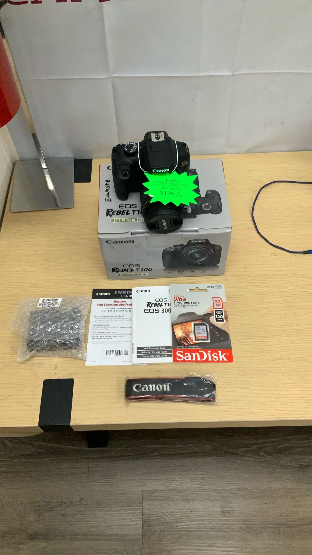 10033 Canon Eos Rebel T100 59238