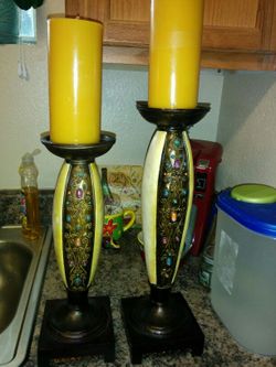 Set of candle holders