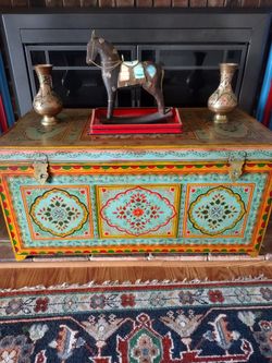 Antique Nepal Trunk 