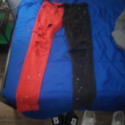 Red And Black Pants 
