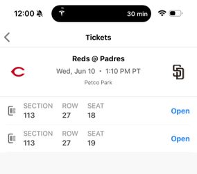 Wednesday Padres 6/10