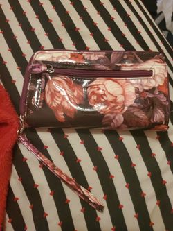 Floral Keepsake woman's organizer wallet