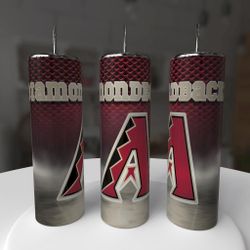 Arizona Diamondbacks Baseball Tumbler 