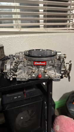 Edelbrock four barrel carburetor