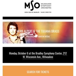 Herb Alpert & Tijuana Brass Tickets
