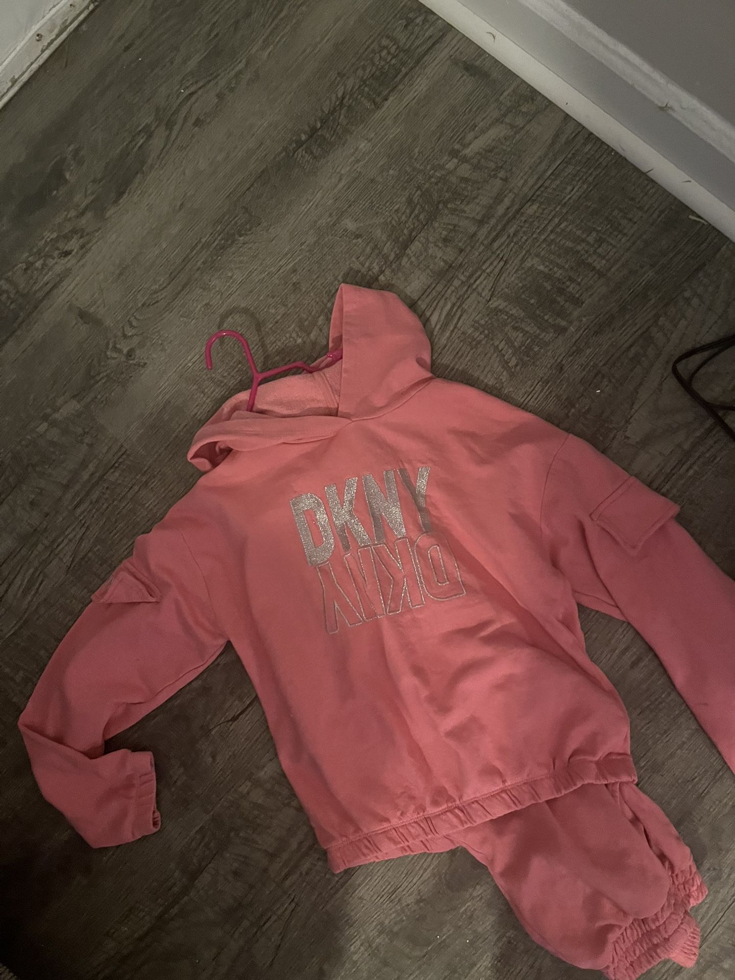 Girls Dkny Jogger Set Size 12y