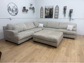 Large Cream Sectional Couch Free Delivery