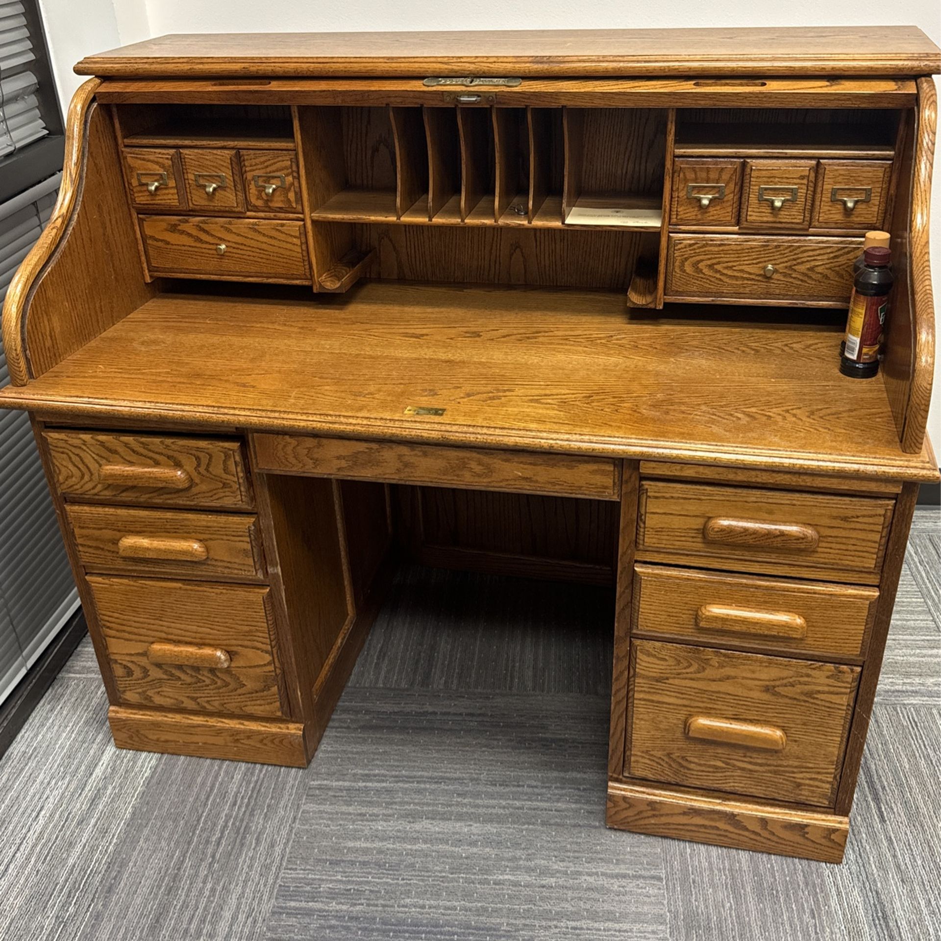 Vintage Postmasters Roll Top Desk
