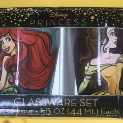 Disney Princess Glassware Set