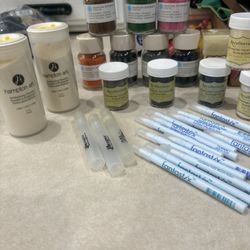 Embossing & Flocking Powders Lot
