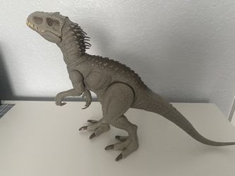 Indominus Rex Dinosaur Action Figure Toy Grey