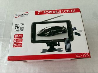 Portable 7” Color LCD TV