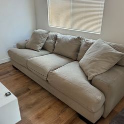 LIKE NEW LIVING SPACES SOFA 