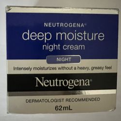 Neutrogena Deep Moisture Night Cream 62ML New Sealed-Discontinued