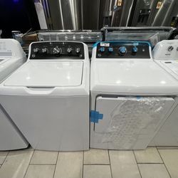Set GE Washer & Electric Dryer Top Load