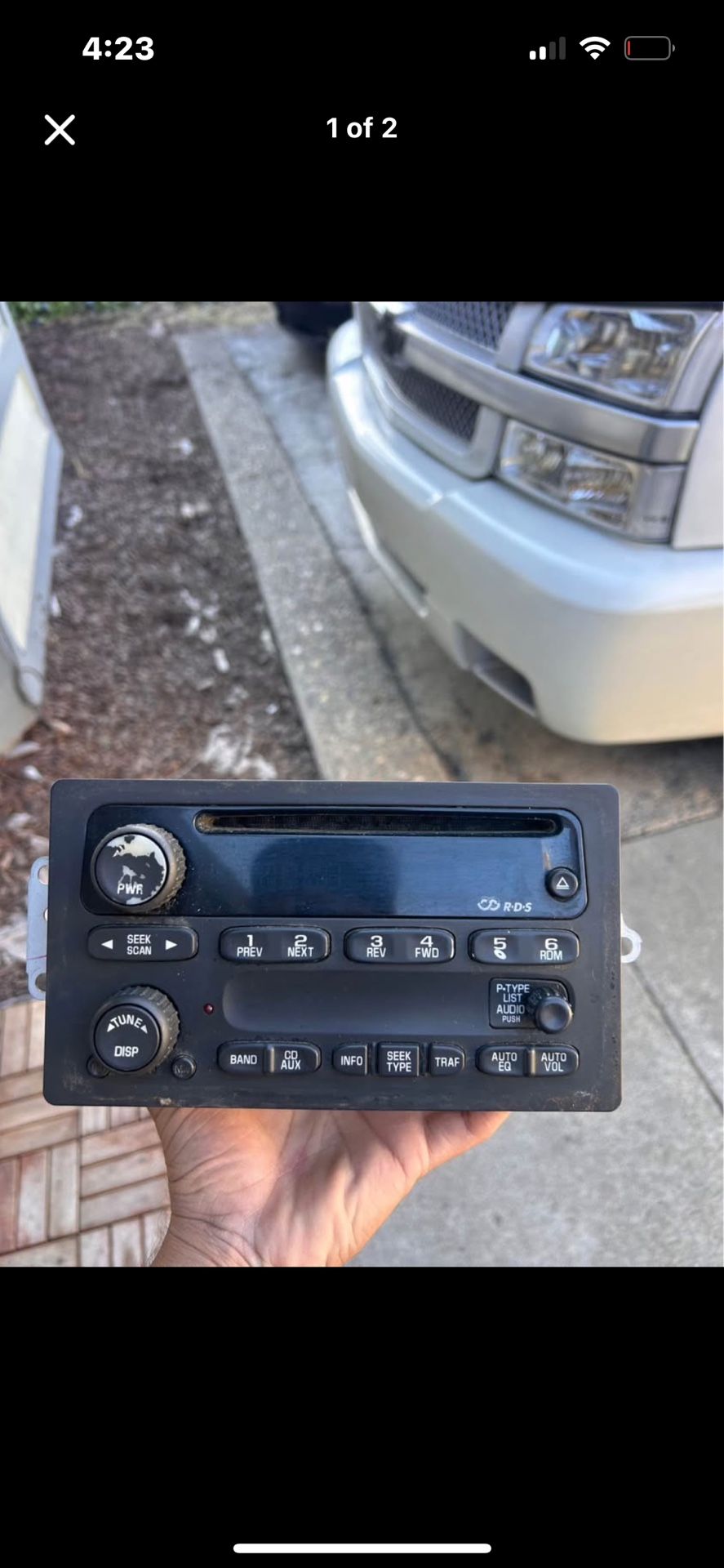 chevy silverado original radio
