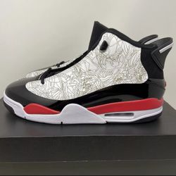 Nike Air Jordan Dub Zero White Red Black Bred  Mens Size 11 New without box 311046-162