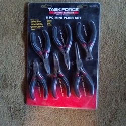 Task Force Six Piece Mini Plier Set